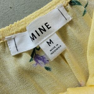 Yellow spring blouse